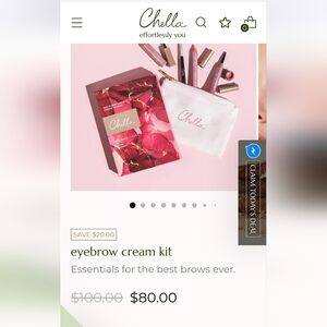 NEW with Box Chella Eyebrow Kit-Blonde